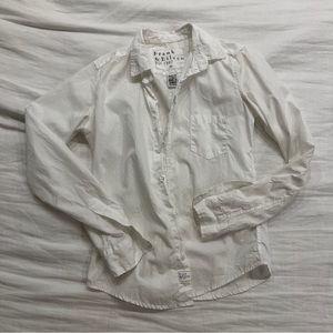 Frank and Eileen Barry White Button Up Shirt